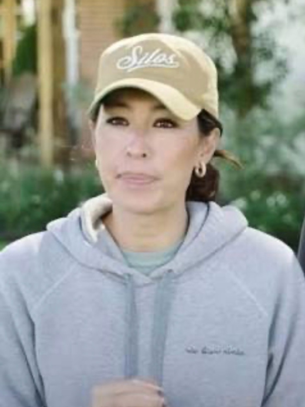 Joanna Gaines Silos Embroidered Baseball Cap in Tan - Picture 6 of 7